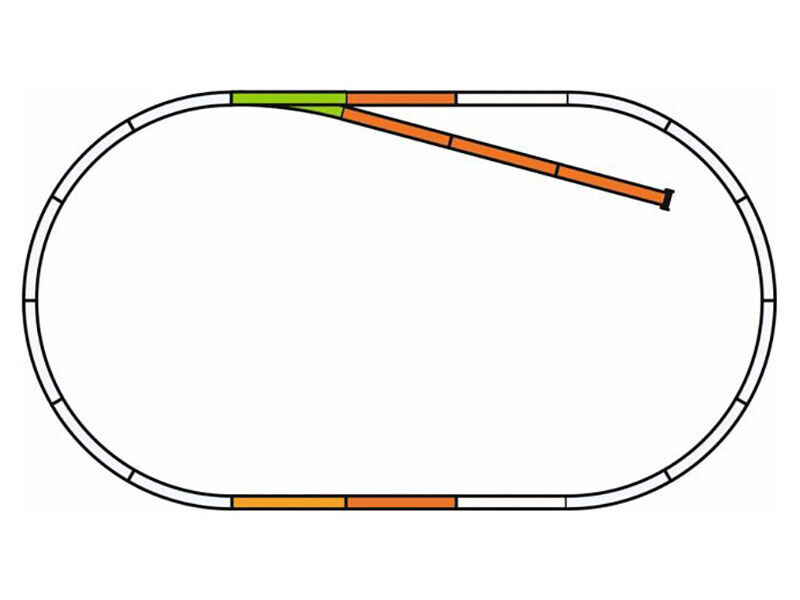 Piko Sada kolejí B (kusá kolej) s podložím - 55311